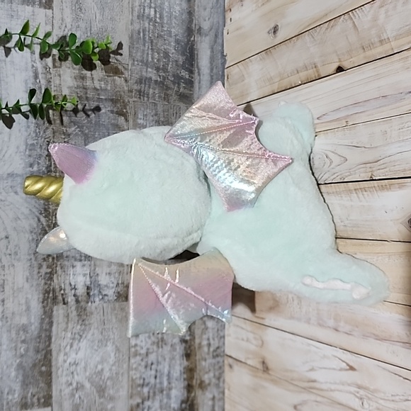 FAO Schwarz Star Brights LED Color Changing Projector Dragon 12" Plush - Picture 3 of 5